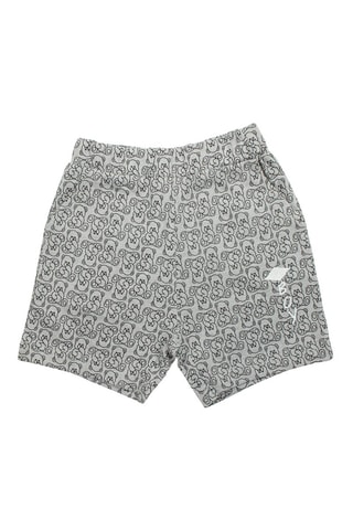 T-shirt e calções Cinzento e branco 