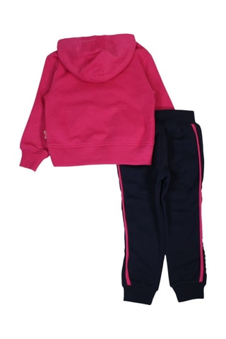 Sweat com capuz e calças de treino - Fúcsia e azul-marinho - Lee cooper