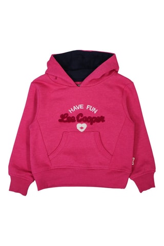 Sweat com capuz e calças de treino - Fúcsia e azul-marinho - Lee cooper