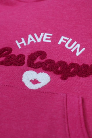 Sweat com capuz e calças de treino - Fúcsia e azul-marinho - Lee cooper