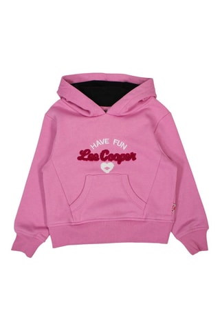 Sweat com capuz e calças de treino - Rosa e preto - Lee cooper