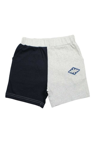 T-shirt e calções Azul-marinho e cinzento 