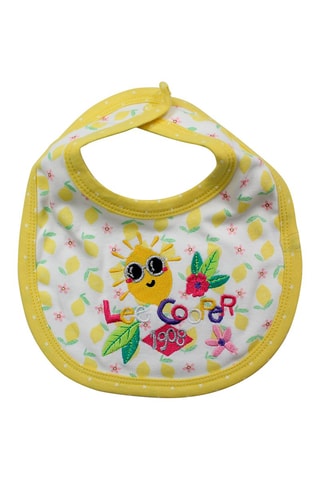 Conjunto 3 peças Amarelo e branco 