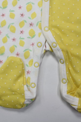 Conjunto 3 peças Amarelo e branco 