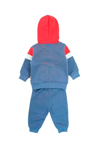 Sweat de capuz e calças de treino Vermelho 