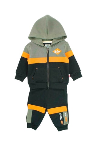 Sweat de capuz e calças de treino Preto 