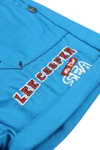 T-shirt e calções - Azul e branco 