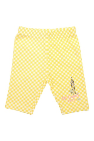 Vestido e calças Amarelo e branco 