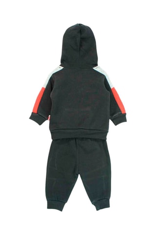 Sweat de capuz e calças de treino Preto 
