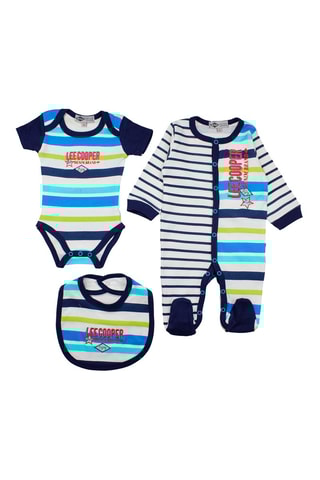 Conjunto 3 peças Azul e verde 