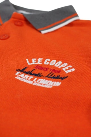 Polo e calções - Laranja e cinzento - Lee Cooper