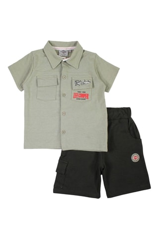 Camisa e calções - Caqui - Lee cooper