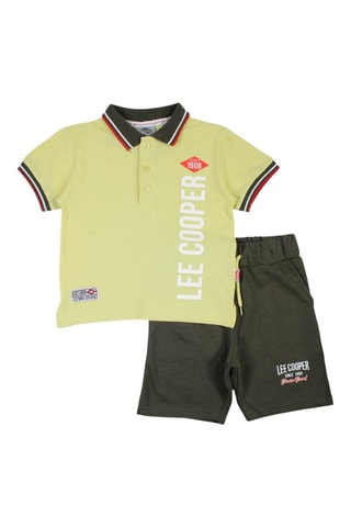 Polo e calções - Verde - Lee Cooper
