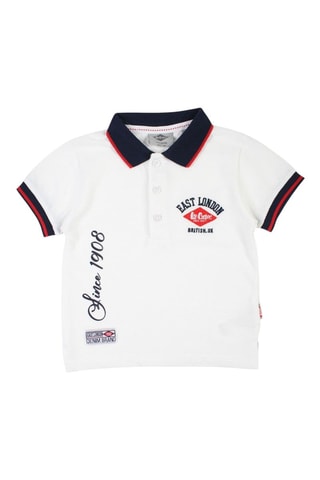 Polo e calções - Branco - Lee Cooper