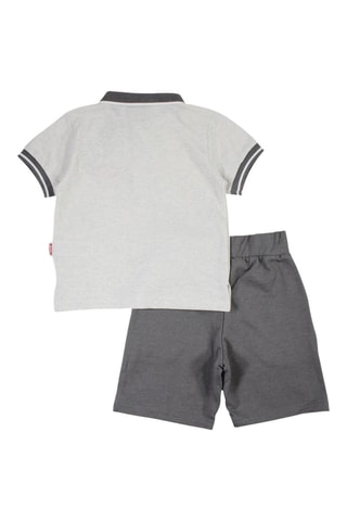 Polo e calções - Cinzento - Lee cooper
