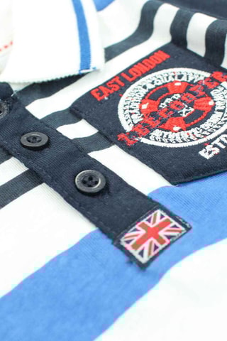 T-shirt e calções - Azul e branco 