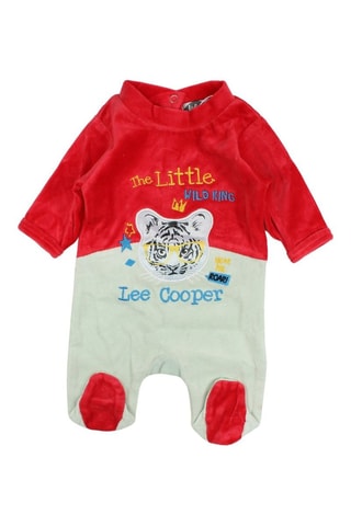 Babygro em veludo - Vermelho - Lee Cooper
