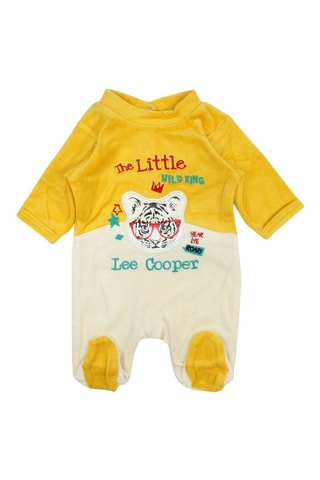 Babygro em veludo - Amarelo - Lee Cooper