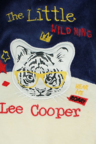 Babygro em veludo - Azul-marinho - Lee Cooper