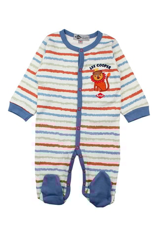 Babygro Branco e azul - Lee Cooper