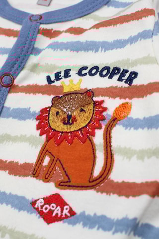 Babygro Branco e azul - Lee Cooper