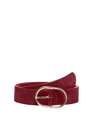 Ceinture en cuir - Rouge