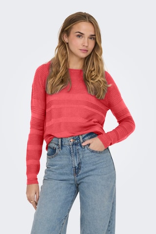 Pull regular - Rose foncé