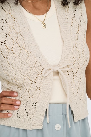 Gilet sans manches - Ecru