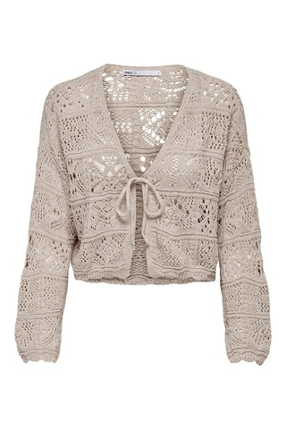Gilet en crochet - Beige