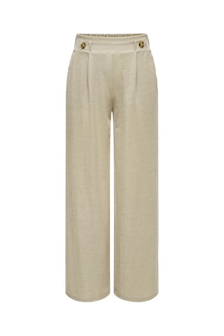 Pantalon taille haute - Beige