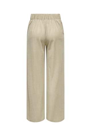 Pantalon taille haute - Beige