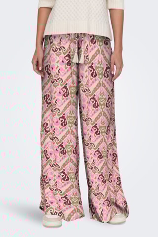 Pantalon - Fuchsia et kaki