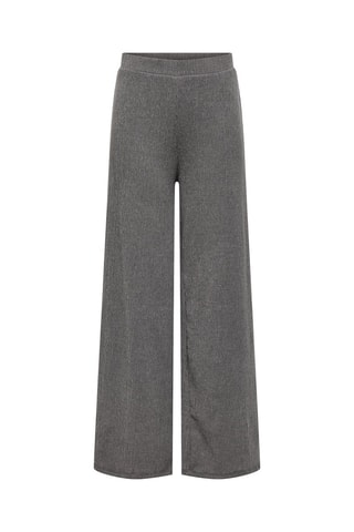Pantalon wide legs - Gris