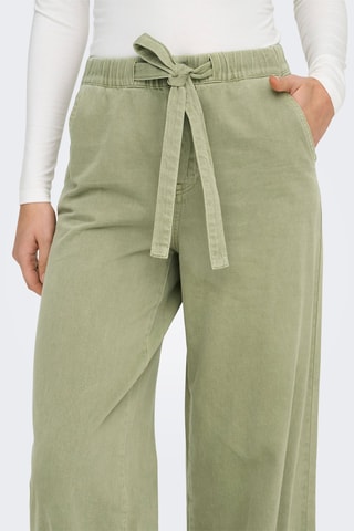 Pantalon wide legs - Vert