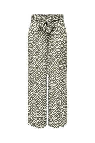 Pantalon taille haute - Vert