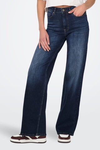 Jean en coton biologique - Bleu foncé