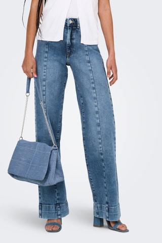 Jean taille haute - Bleu foncé