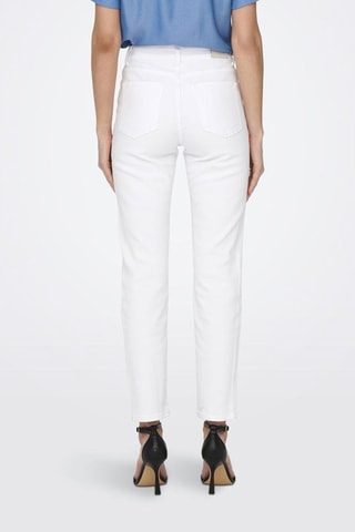Jean taille haute - Blanc