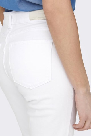 Jean taille haute - Blanc