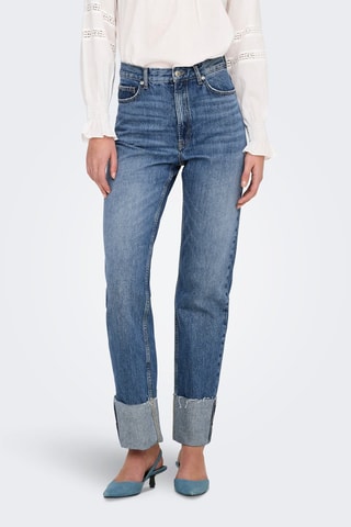 Jean taille haute - Bleu