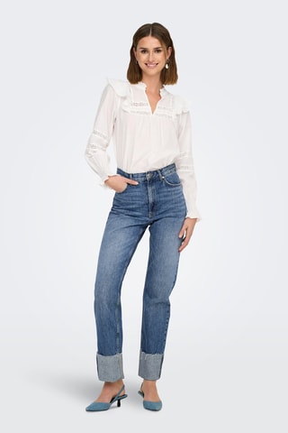 Jean taille haute - Bleu