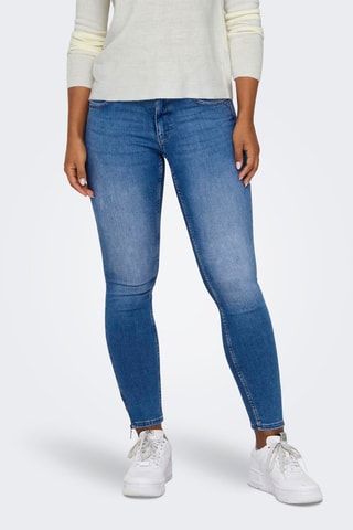 Jean skinny en coton biologique - Bleu