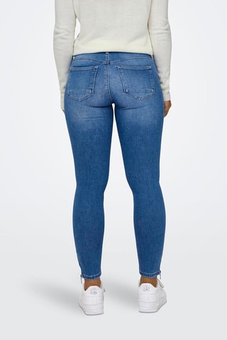 Jean skinny en coton biologique - Bleu