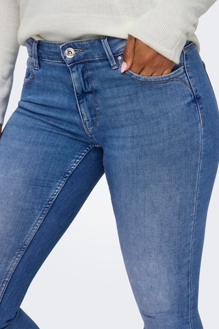 Jean skinny en coton biologique - Bleu
