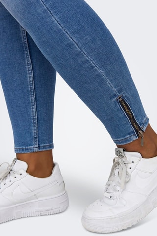 Jean skinny en coton biologique - Bleu