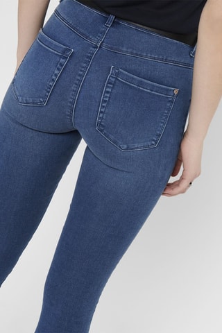 Jean taille haute - Bleu cobalt