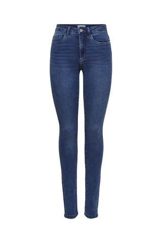 Jean taille haute - Bleu cobalt