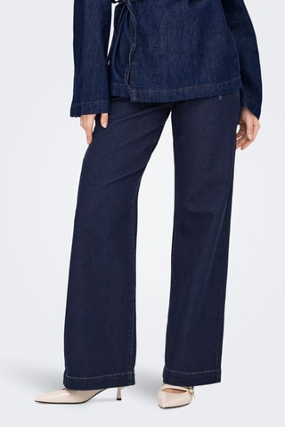 Jean taille haute - Bleu foncé