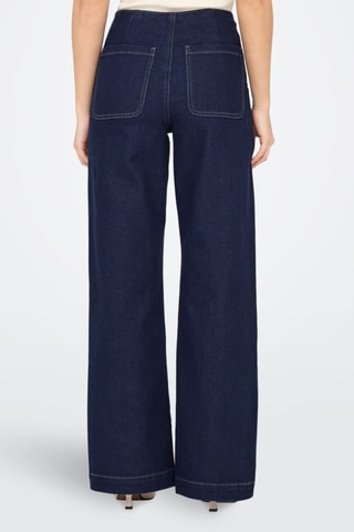 Jean taille haute - Bleu foncé
