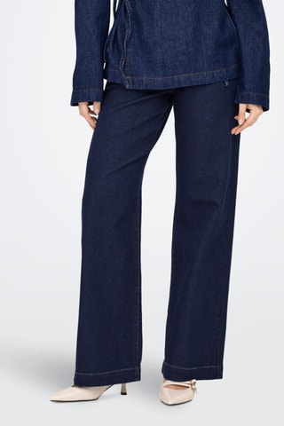 Jean taille haute - Bleu foncé